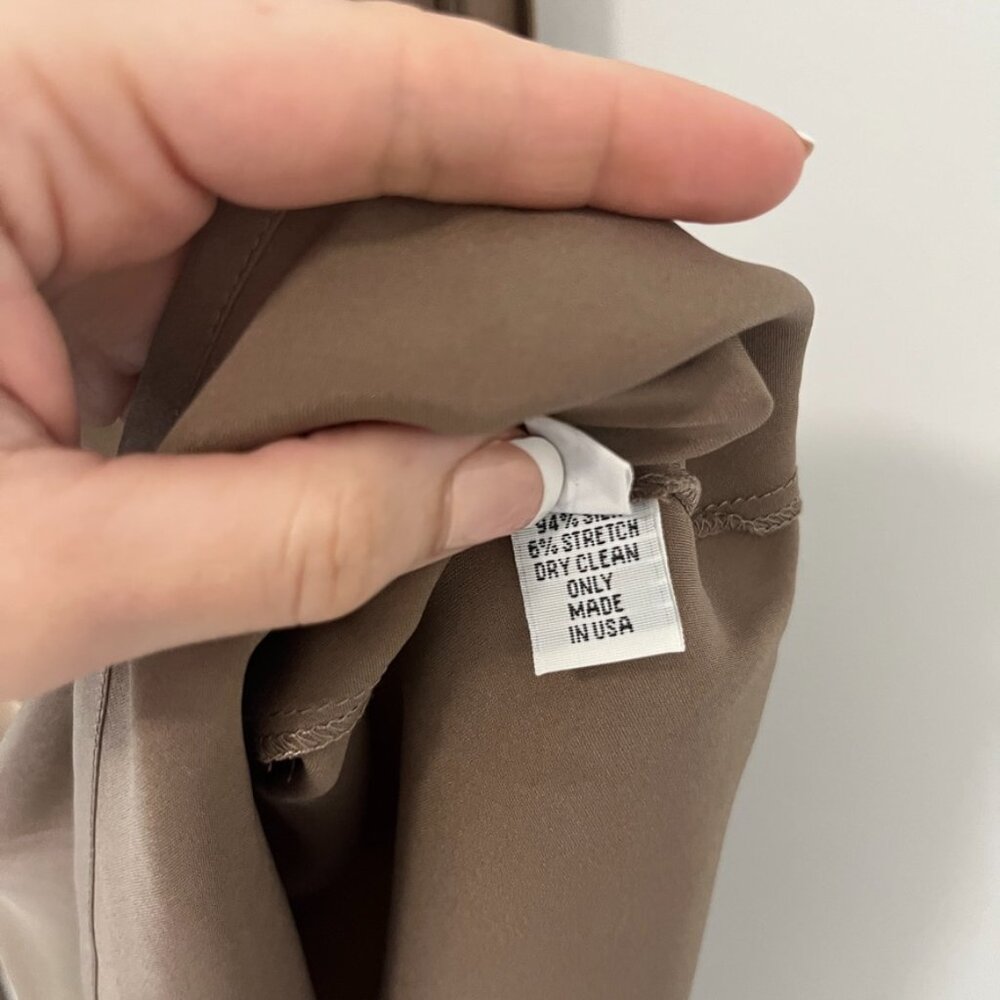 Ramy Brook Brown Silk Halter Tank Size XS - Picture 7 of 7